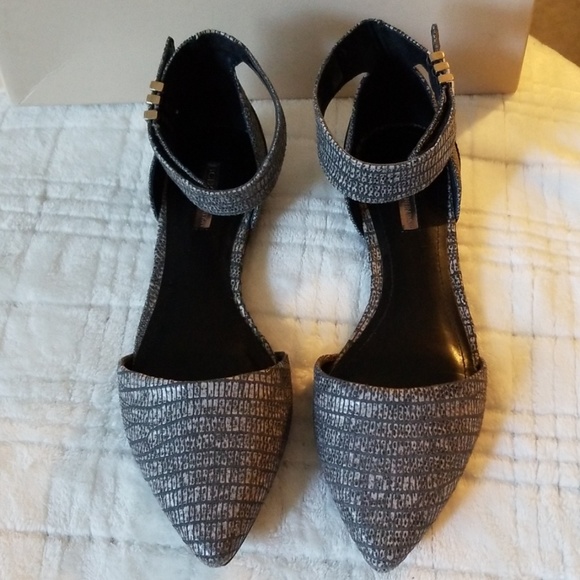 BCBGeneration Tilda Ankle Strap Flats - Leather - Picture 2 of 7